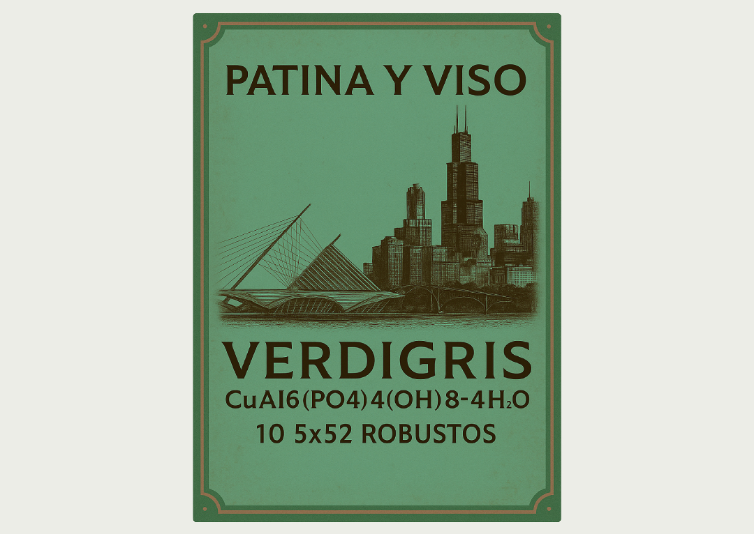Patina Y Viso Verdigris